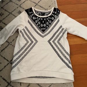 Black & White H & M Sweater